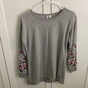 Flower sleeve long sleeve